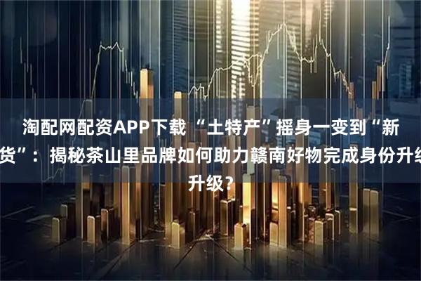 淘配网配资APP下载 “土特产”摇身一变到“新国货”：揭秘茶山里品牌如何助力赣南好物完成身份升级？