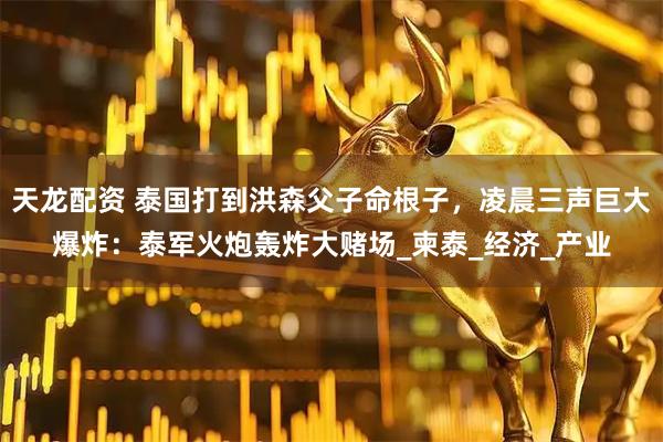 天龙配资 泰国打到洪森父子命根子，凌晨三声巨大爆炸：泰军火炮轰炸大赌场_柬泰_经济_产业
