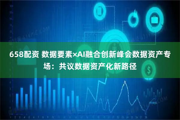 658配资 数据要素×AI融合创新峰会数据资产专场：共议数据资产化新路径